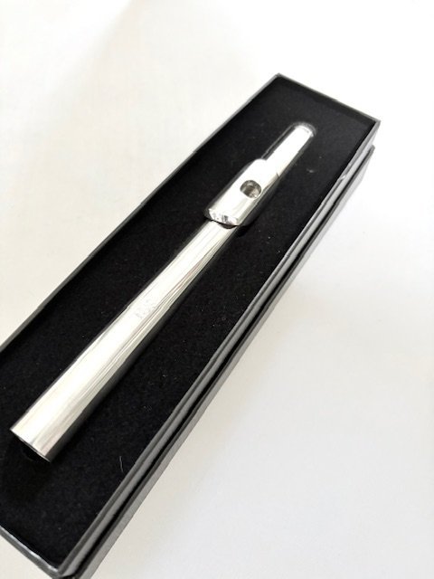 IMG_5498.jpg Straubinger Hand-cut Solid Silver Flute Headjoint, Warranty!