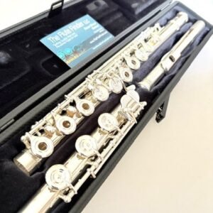 New! Burkart Legacy Flute, Sterling Hand-cut Headjoint, Sterling body/Foot, Offset G, C# Trill, Split E Mechanism, 14k Riser, Factory Warranty! Order your preference!