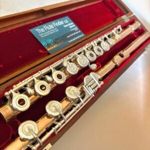 Sankyo 9k-RH Gold Handmade Flute, Overhauled, In-line G, Sterling Key/Mechanism, High E Facilitator, 1-Year Warranty!