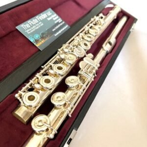 Yamaha YFL-577 HCT Flute, Sterling Silver Hand-cut AM Headjoint, Offset G, Split E Mechanism, C# Trill Key, Warranty!