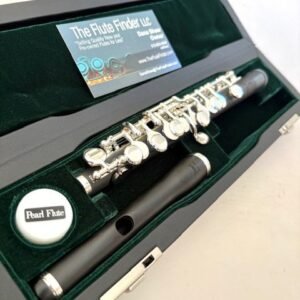 Pearl PFP-165E/T Hybrid Piccolo, Grenadilla Wood Headjoint, Grenaditte Composite Body, Split E Mechanism, Wave Cut, Factory Warranty!