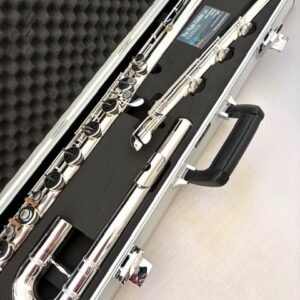 New! Pearl PFB-305 BE Bass Flute, Mother-of-Pearl Touch Keys, B foot, Split E Mechanism, Factory Warranty!