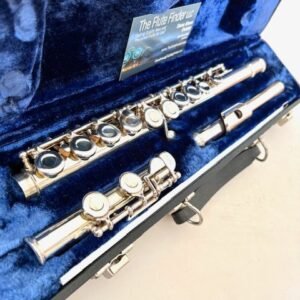 Armstrong E Flat Flute, Sterling Silver Headjoint, Offset G, Closed Hole, C foot, Overhauled with 1-Year Warranty!