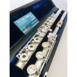 Wm. S. Haynes Handmade Flute, All Sterling Silver with Solid 14k Gold Lipplate, C# Trill, Warranty!